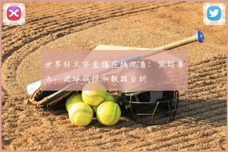 世界杯文字直播在线观看：实时赛况、进球战报和数据分析